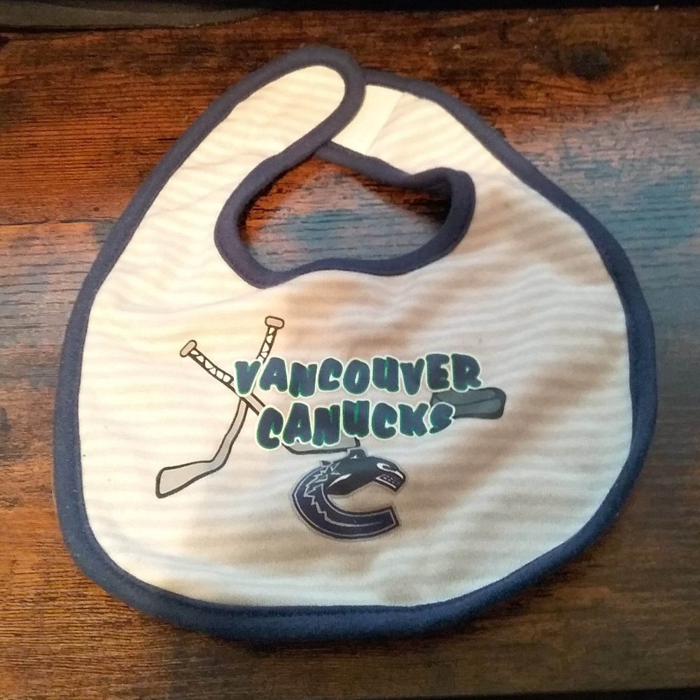 New Vancouver Canucks Baby Bib